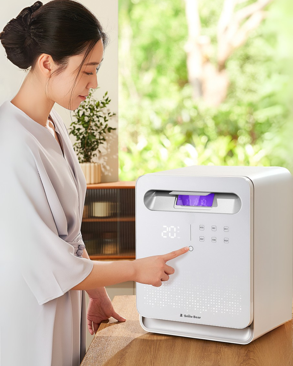 32+2 UVC LEDs Sterilizer Dryer